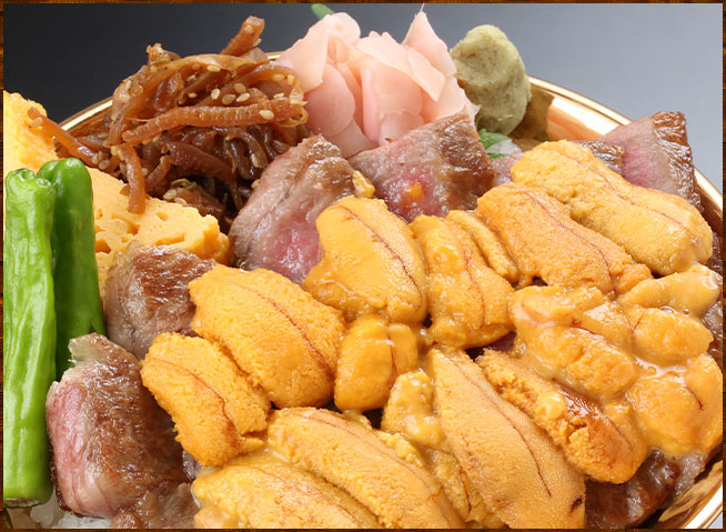 Sea Urchin & Beef Rice Bowl