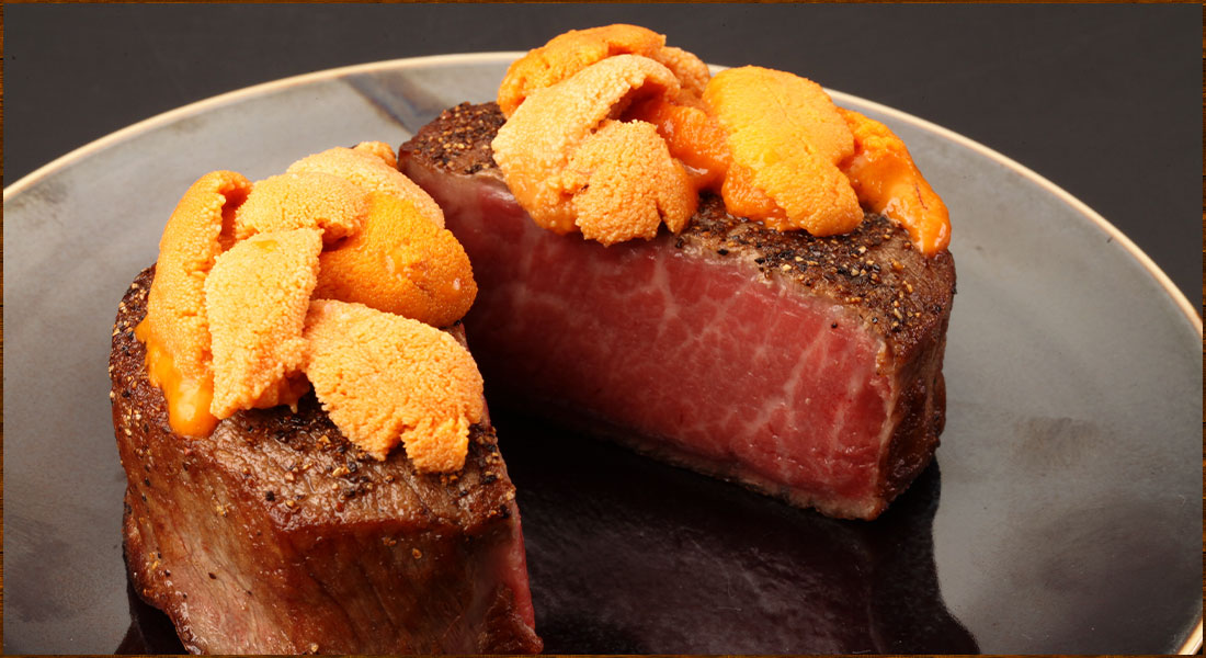 うに牛フィレステーキ